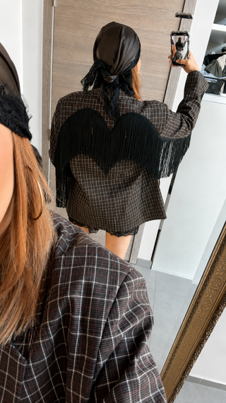 Veste Lumina à franges