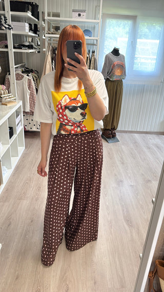 T-shirt Shiba chic