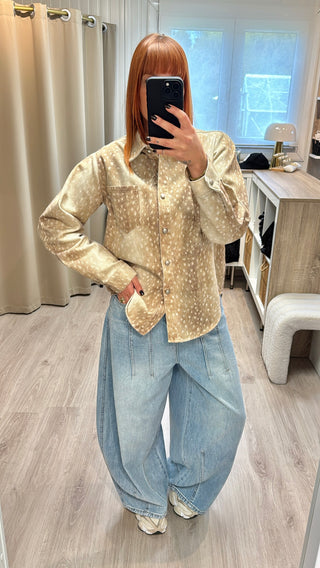 Jean barrel loose