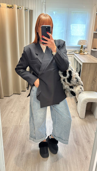 Blazer oversize noir