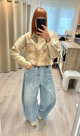 Jean barrel loose