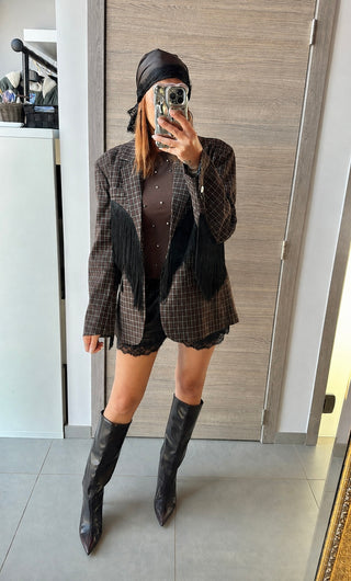 Veste Lumina à franges