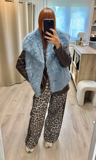 Pantalon/jogging léopard style Adidas