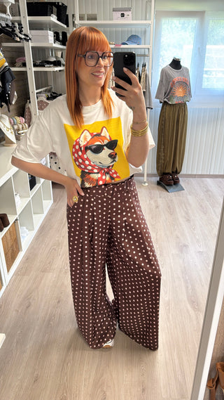 T-shirt Shiba chic