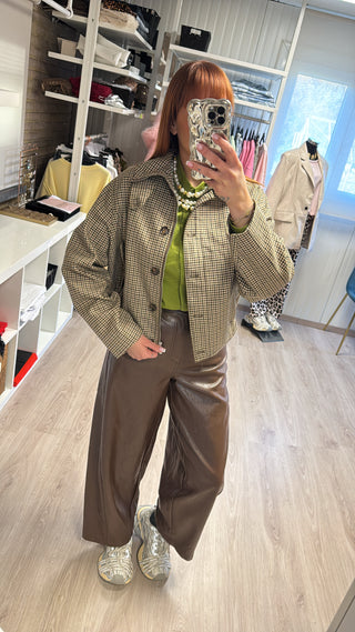 Veste à carreaux Lumina