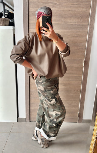 Jean cargo camouflage