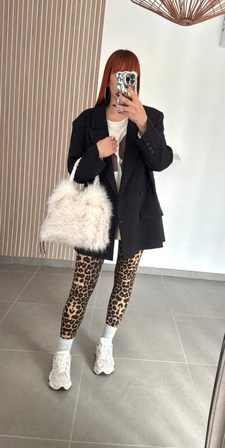 Blazer oversize noir