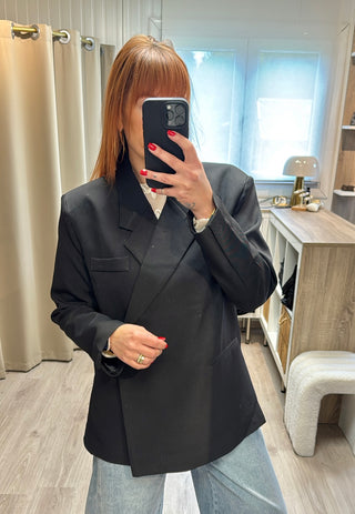 Blazer oversize noir