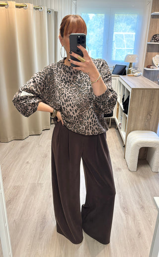 Look trendy léopard taupe
