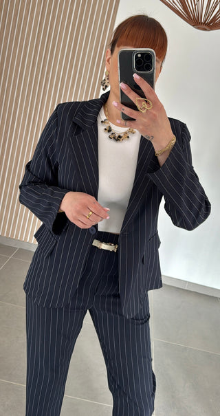 Tailleur bleu marine