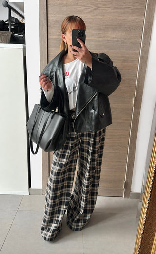 Perfecto oversize noir