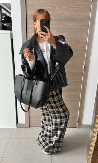 Perfecto oversize noir