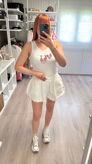 Top bikini sequins et perles
