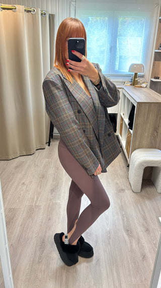 Blazer à carreaux Lumina