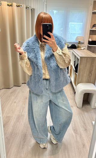 Jean barrel loose