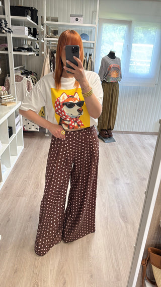 T-shirt Shiba chic