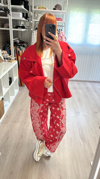 T-shirt oversize à perles