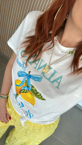 T-shirt citrons