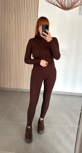 Legging marron