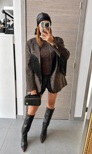 Veste Lumina à franges