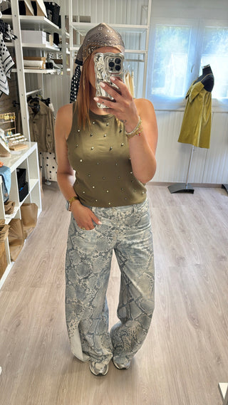 Jean python Wide leg