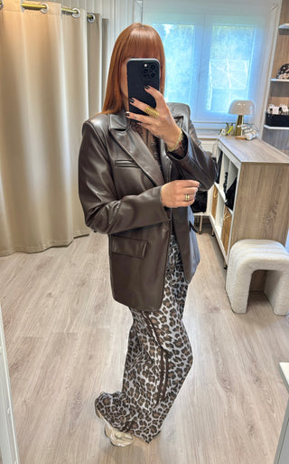 Pantalon/jogging léopard style Adidas