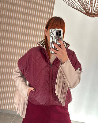 Veste matelassée réversible