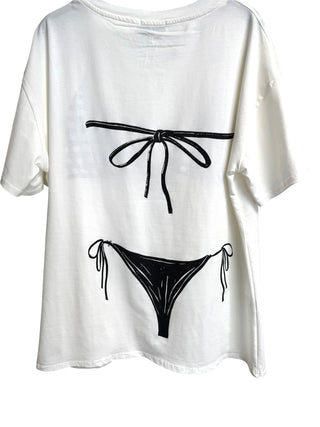 T-shirt bikini Vichy
