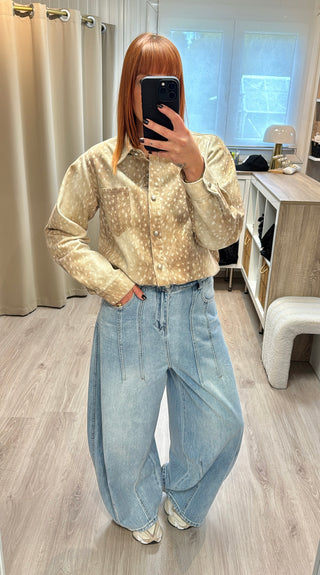 Jean barrel loose
