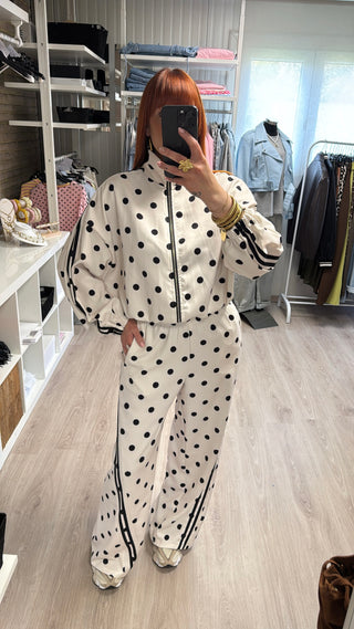 Ensemble jogging à pois