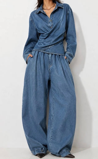 Précommande Ensemble denim (chemise et pantalon)