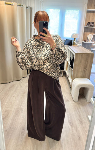 Look trendy léopard beige
