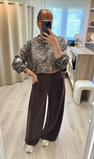 Look trendy léopard taupe