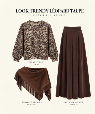 Look trendy léopard taupe