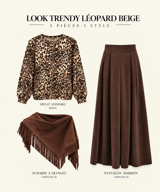 Look trendy léopard beige